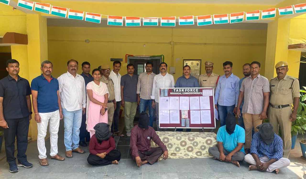 Fake job racket busted, Rs 10 lakh seized from gang in Warangal