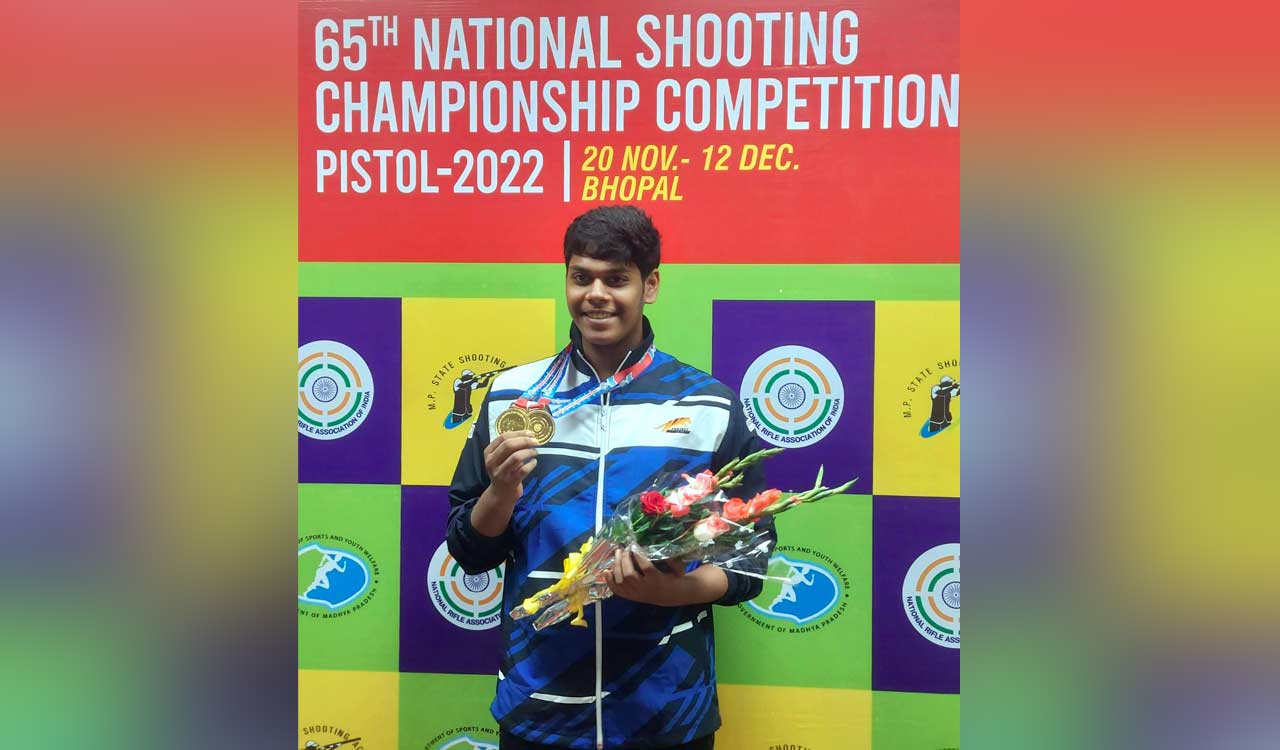 65th National Shooting Championship: Mukesh clinches gold in 25M pistol event