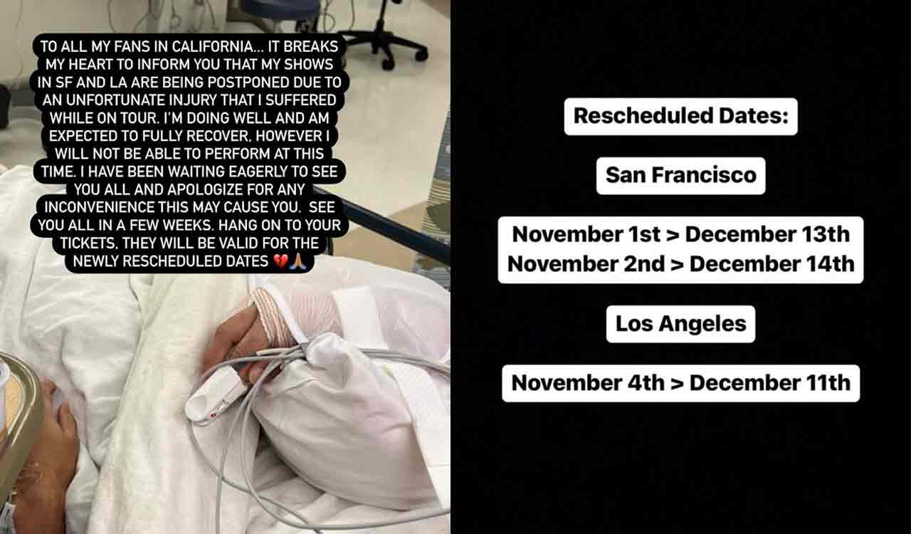 Punjabi Singer AP Dhillon hospitalised after suffering injury during US tour