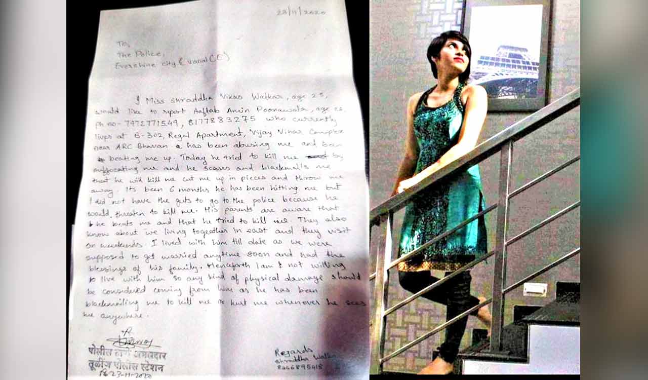 Anguished Shraddha’s SOS to cops in 2020: ‘Aftab will kill and cut me to pieces’