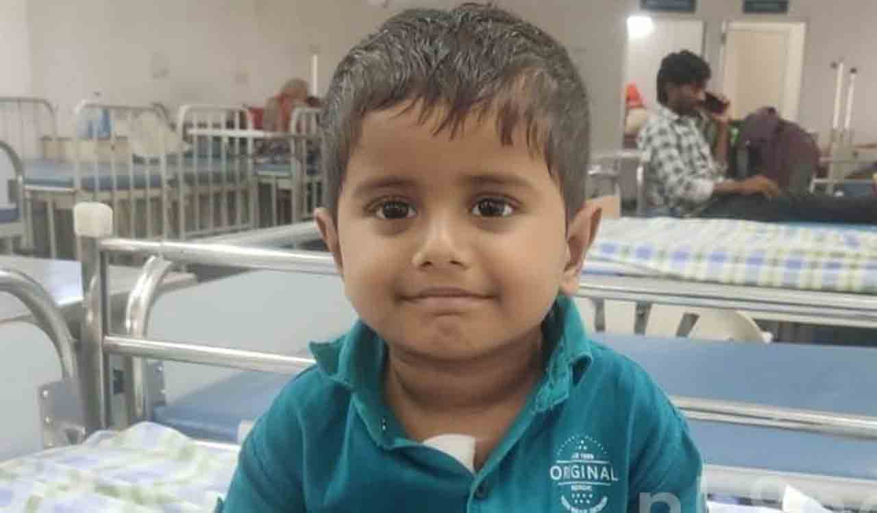 Kothagudem: Dr GSR Trust comes to rescue of child diagnosed with heart problem
