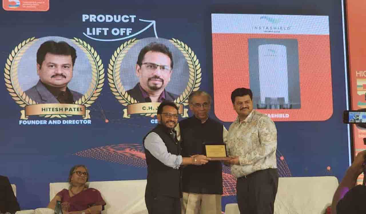 ​Atal Incubation Centre-CCMB honours Instashield with ‘Products Lift off by Startups’ Award