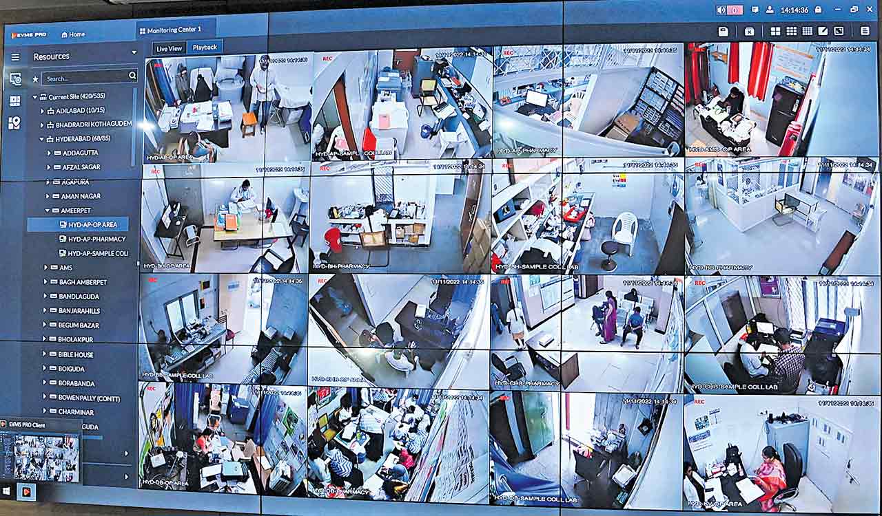 887 Primary Health Centres under CCTV lens in Telangana