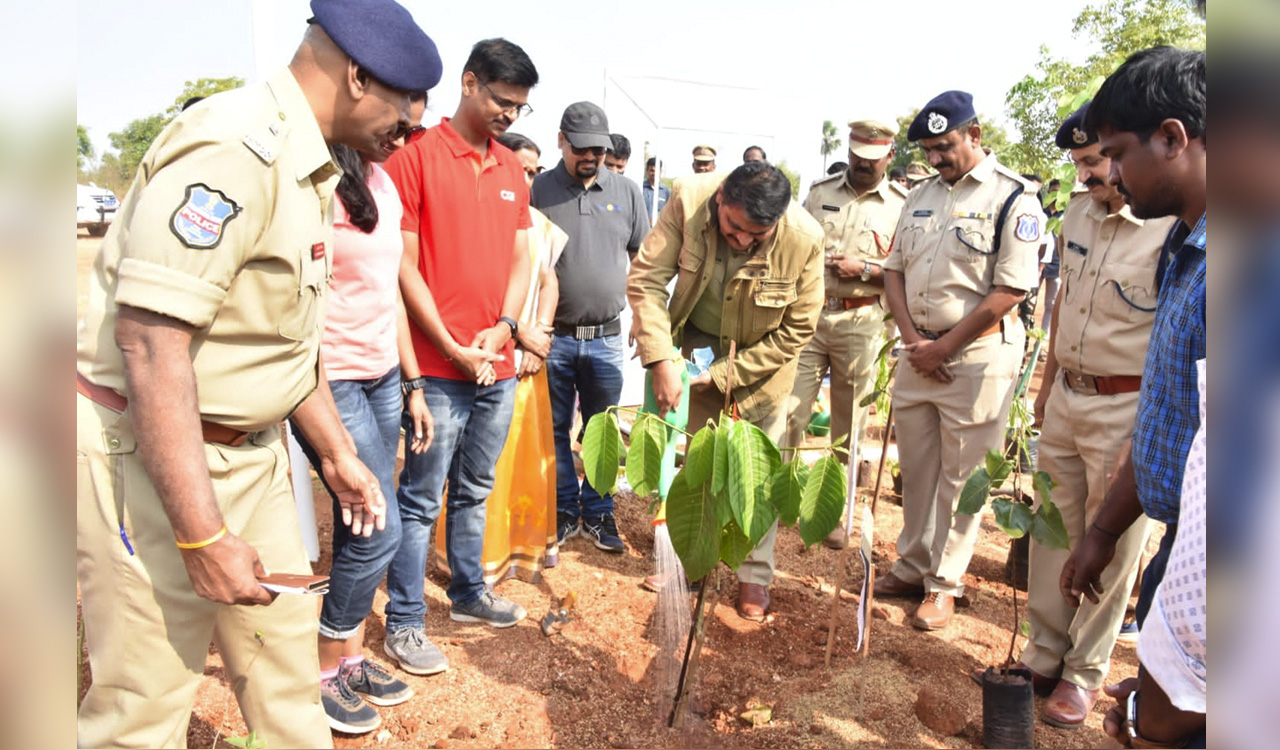 Rachakonda CP launches dense forest plantation programme