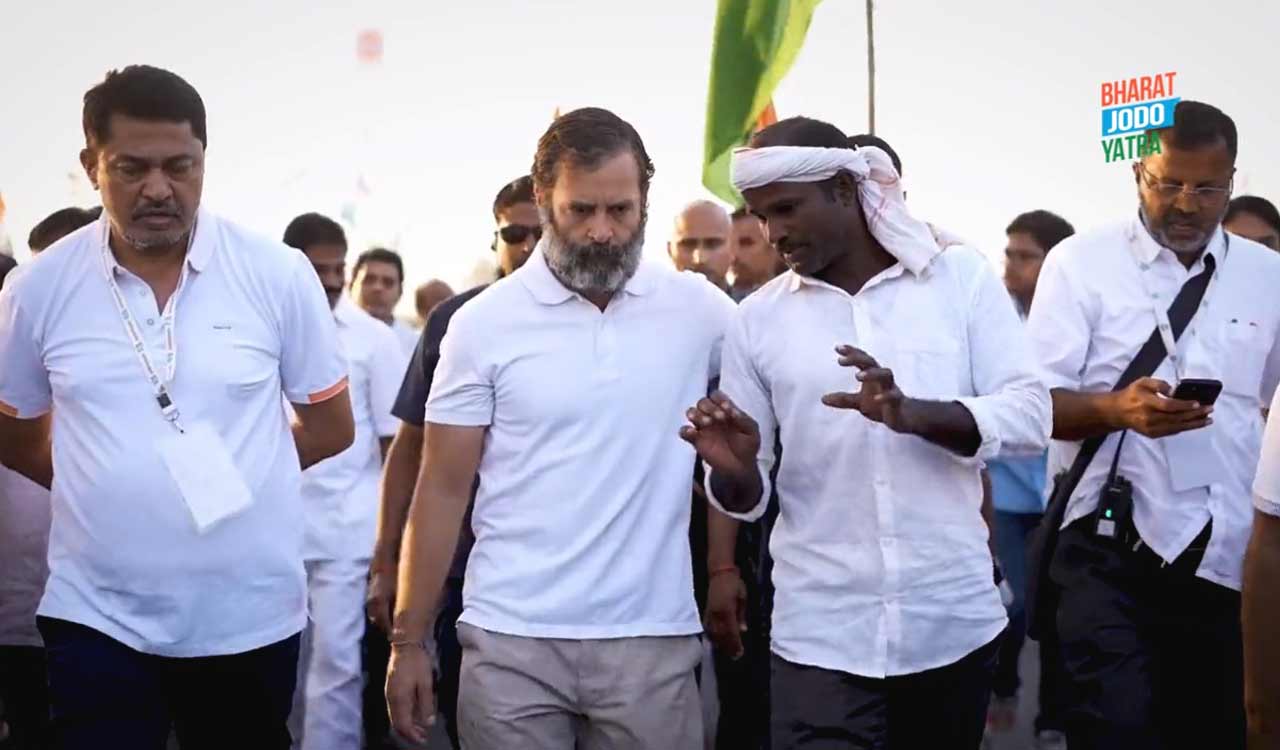 Congress Bharat Jodo Yatra led by Rahul Gandhi enters Madhya Pradesh