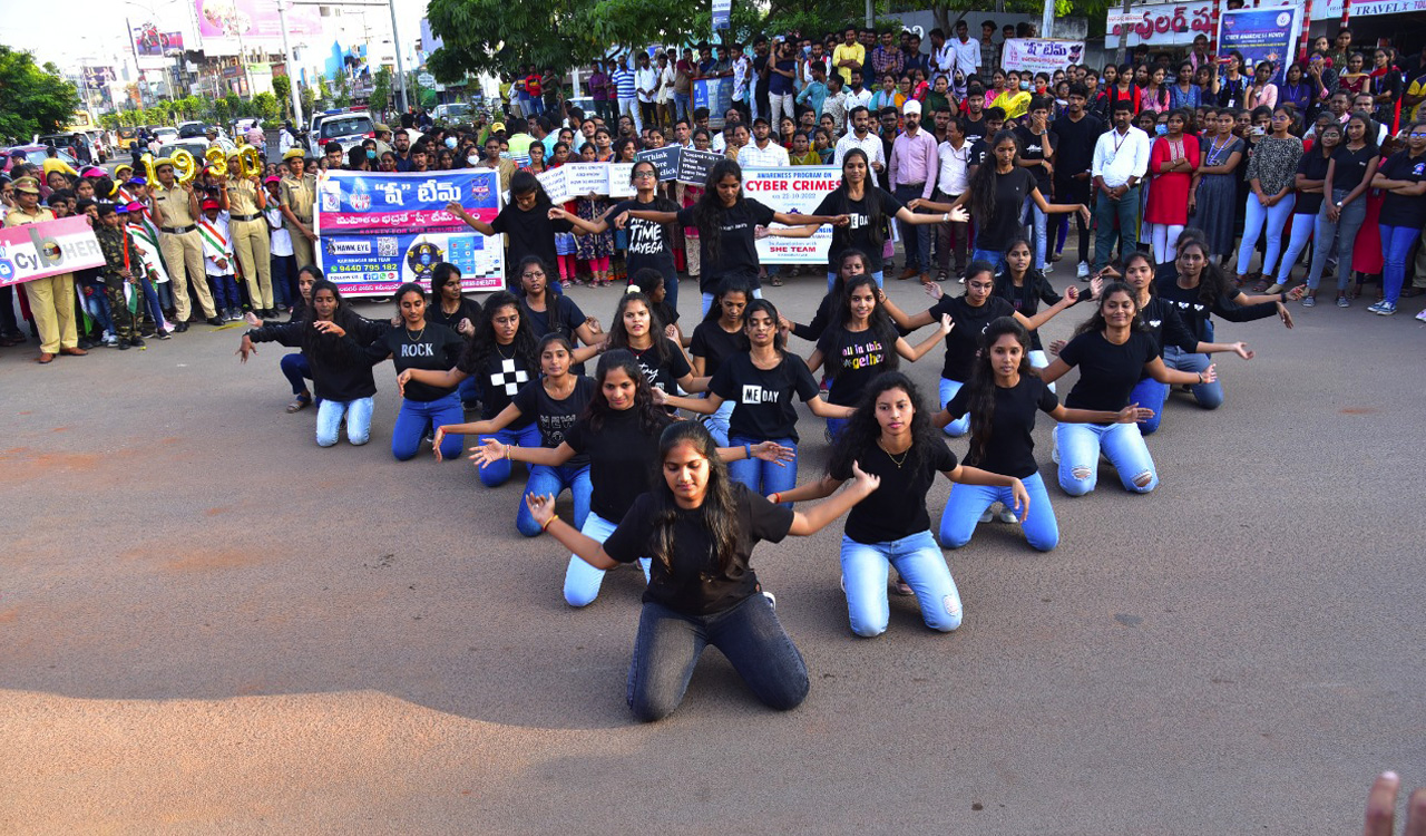 Telangana police Women Safety Wing conducts month long awareness program