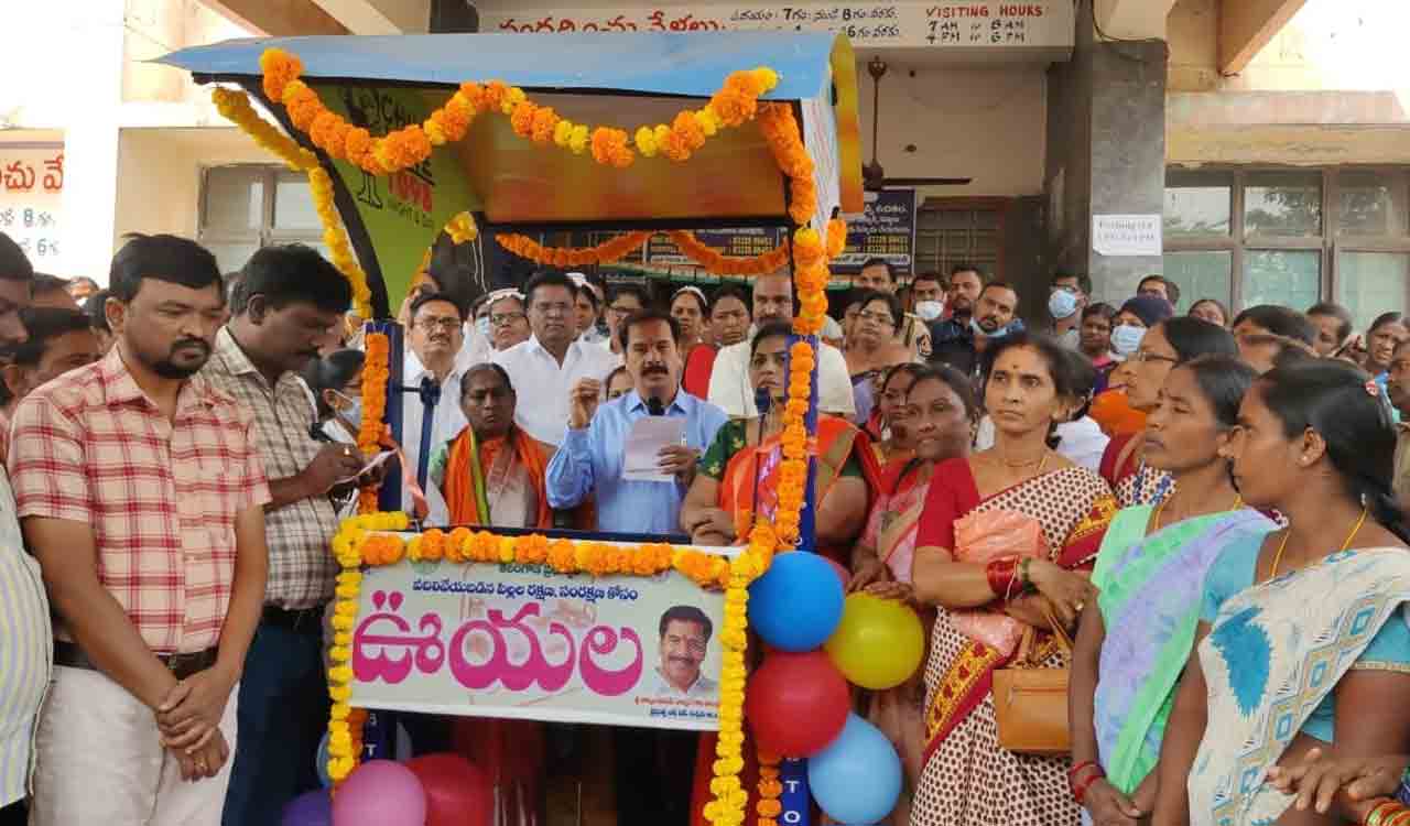 Cradle for abandoned newborns comes up at Hanamkonda govt maternity hospital