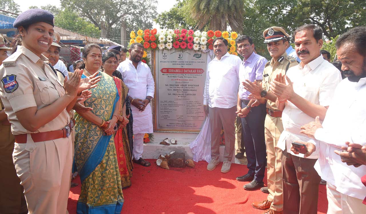 CM KCR giving utmost priority to the safety of women: Minister Errabelli