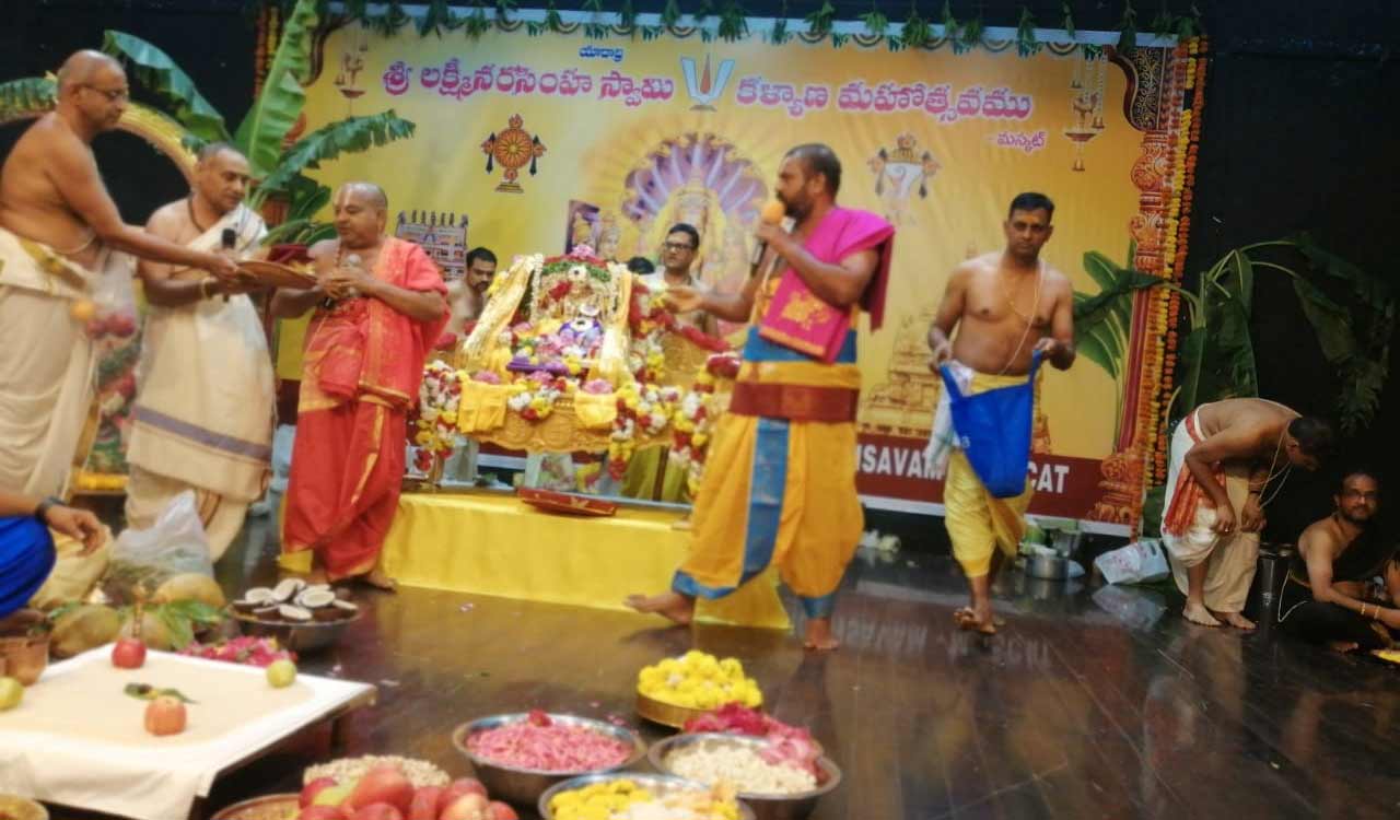 Fervour marks Yadadri’s Sri Lakshmi Narsimha Swamy Kalyanam in Oman