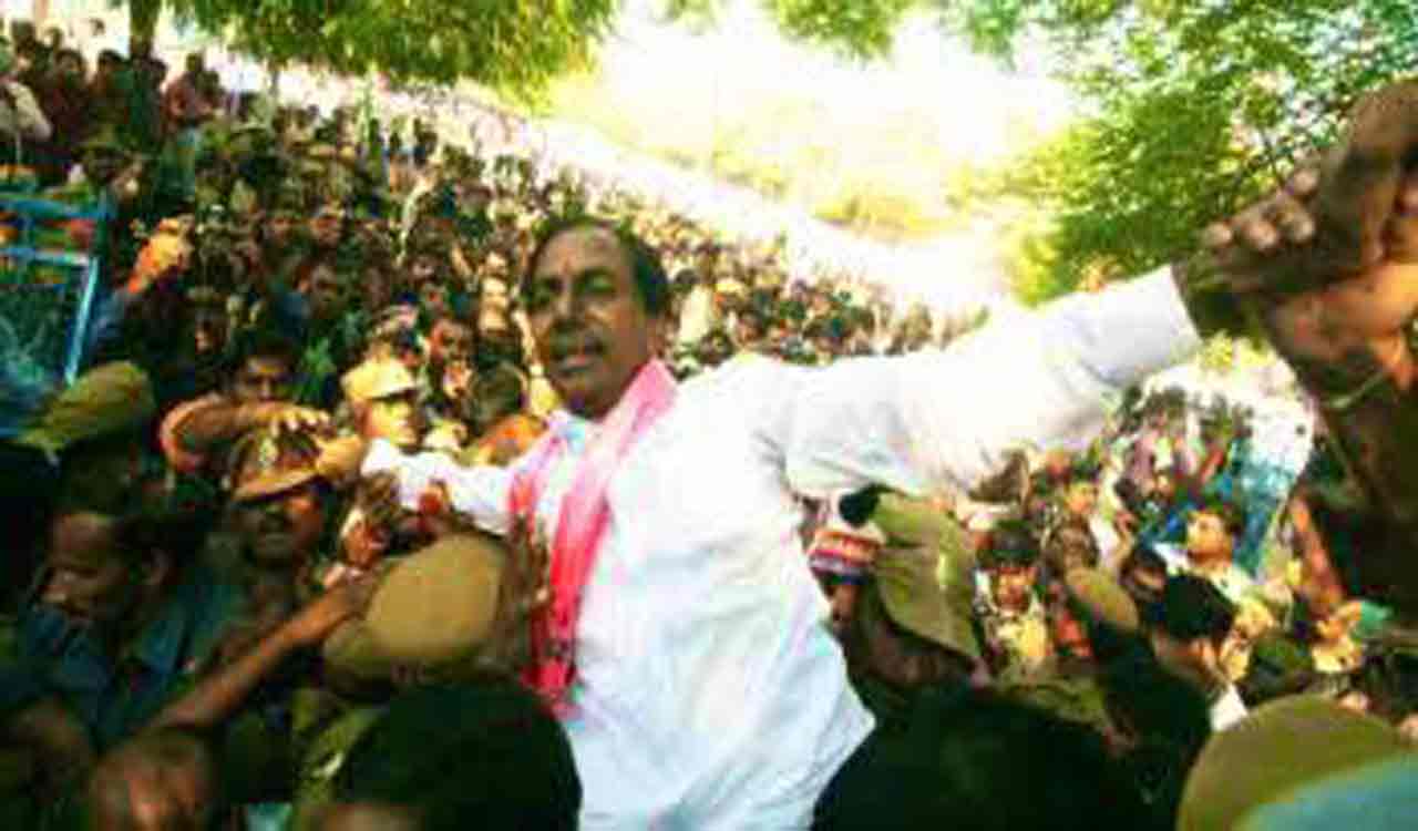 TRS celebrates Deeksha Divas remembering CM KCR’s historic hunger strike