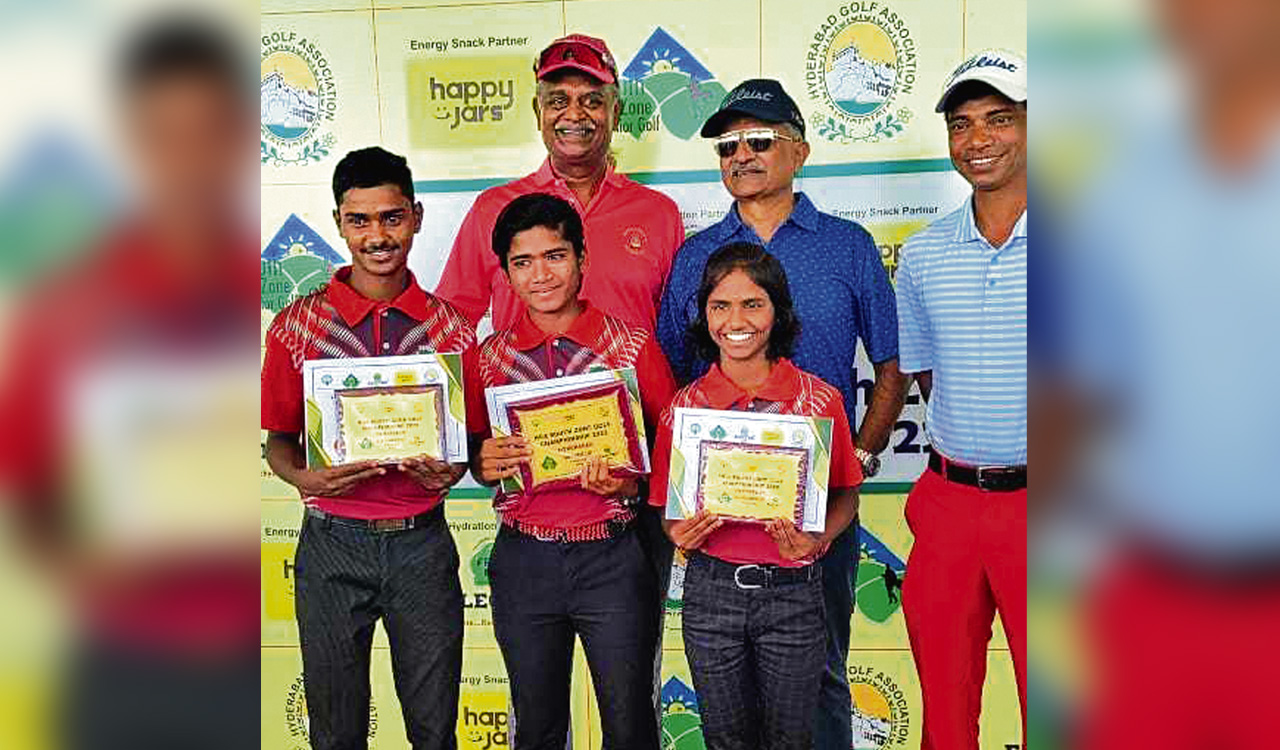 Amulya of TSWREIS clinches silver in HGS South-Zone Golf Championships