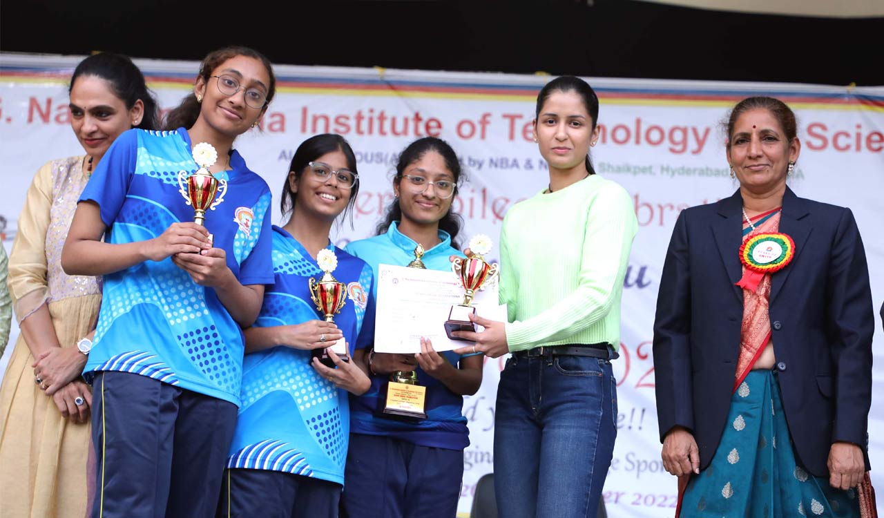 Rich medal haul for GNITS at National Inter-College two-day sports meet