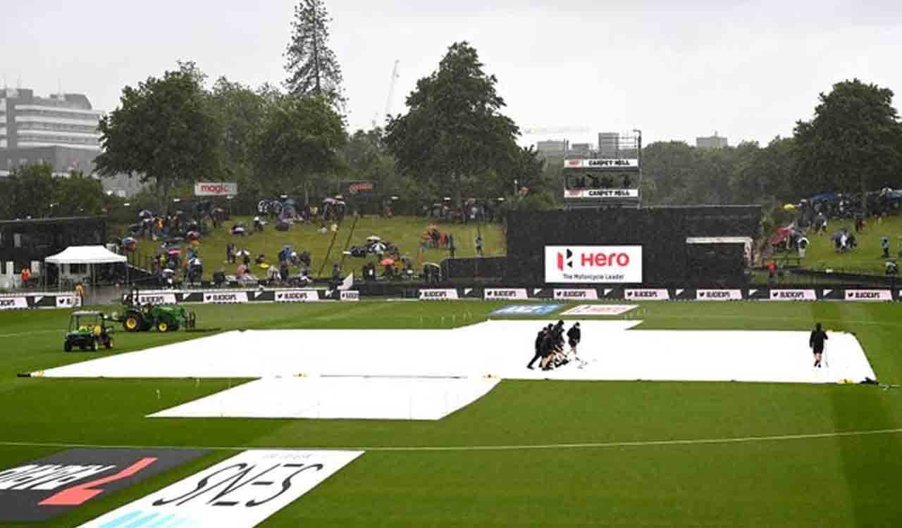 IND v NZ, 2nd ODI: Rain has final say as stop-start match abandoned in Hamilton