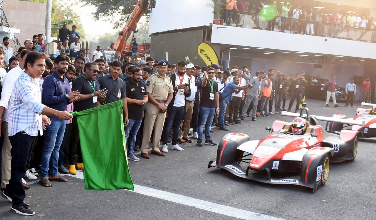 Hyderabad witnesses first taste of formula cars