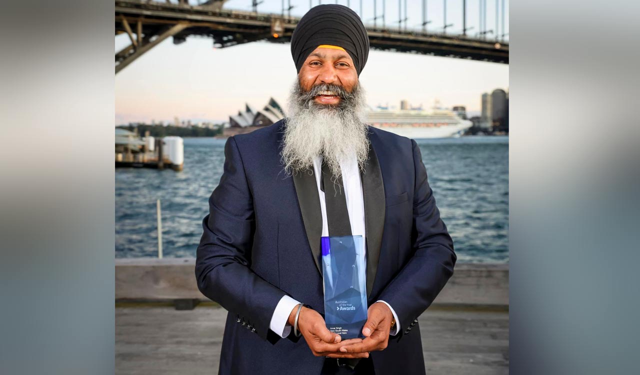 Indian-origin Sikh wins 2023 NSW Australian of the Year award
