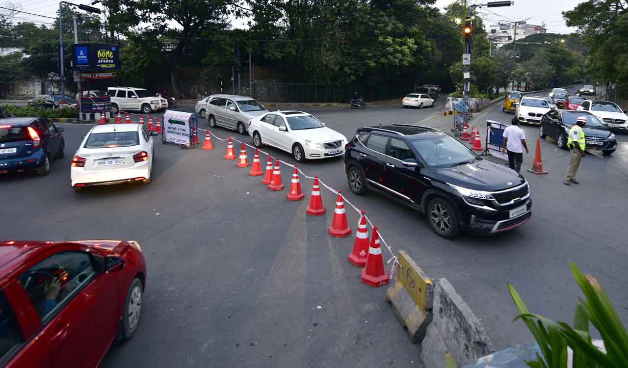 Traffic diversions on Jubilee Hills Road No 45: Police to take up field study