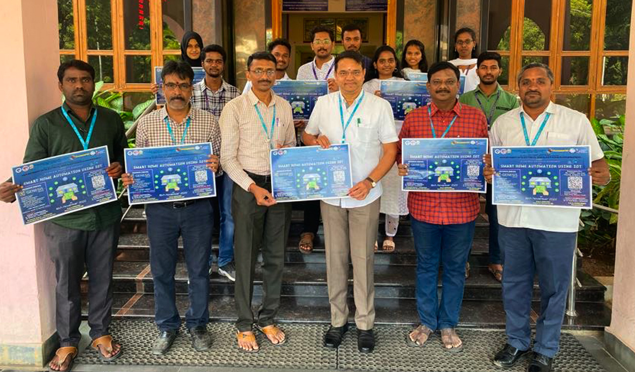 Workshop on smart home automation using IoT at KITS-Warangal on Nov 18