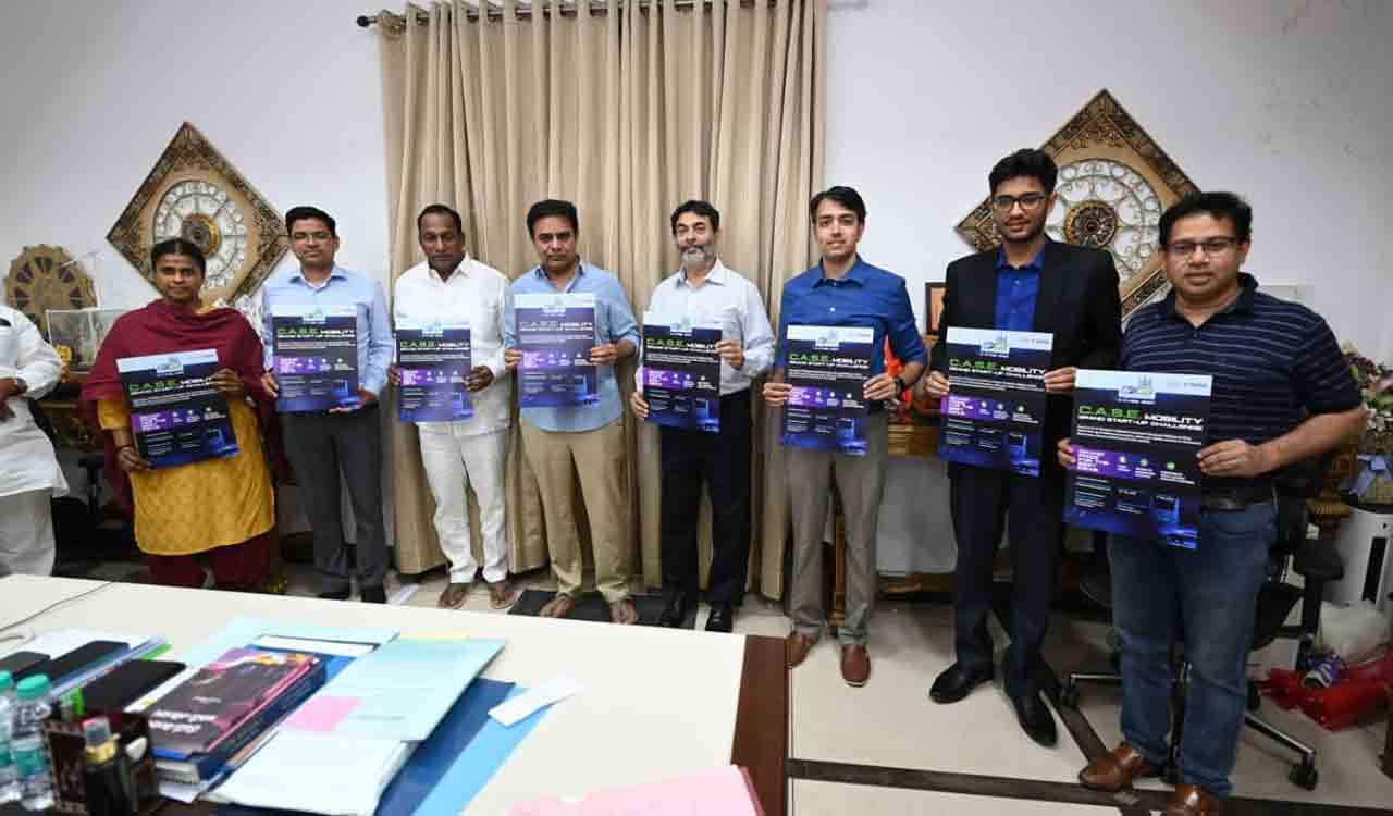 Hyderabad E-Mobility Week: KTR formally announces launch of start-up challenge