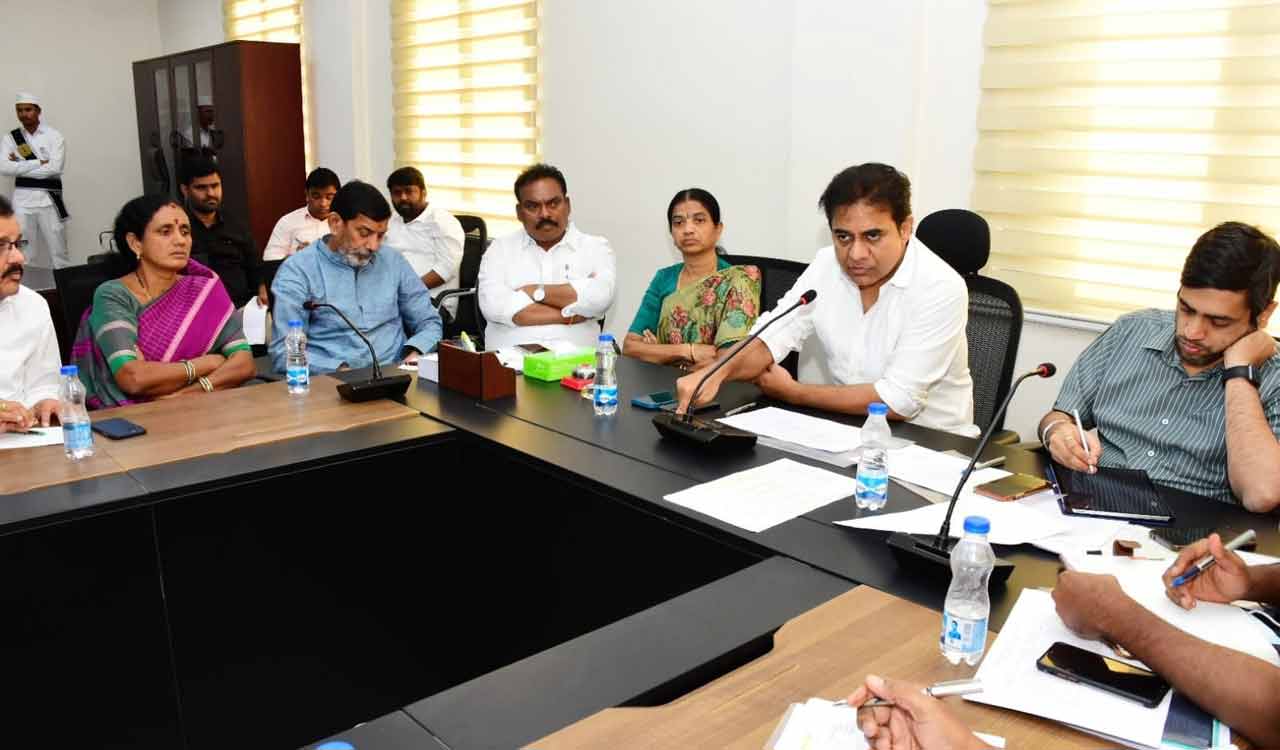 KTR assures 2BHK houses to all eligible persons in Sircilla