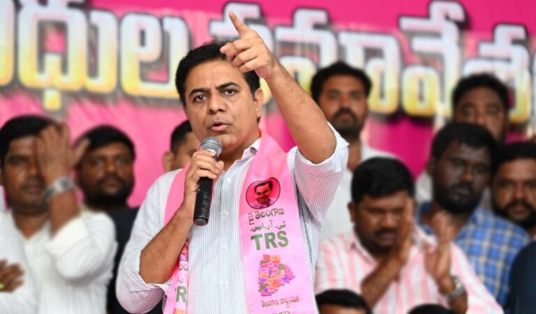 KTR asks Rahul Gandhi to convince people of Amethi to vote for him before ridiculing BRS