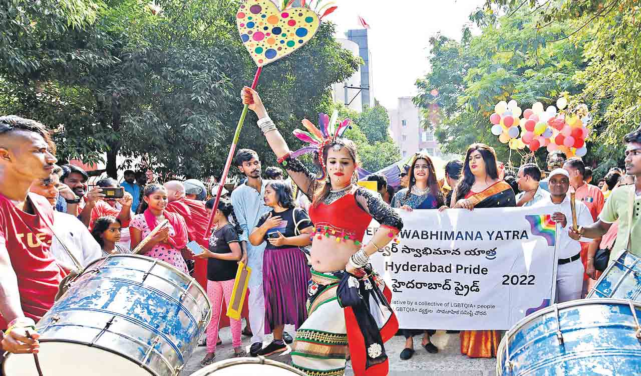 Hundreds participate in rainbow pride walk in Hyderabad