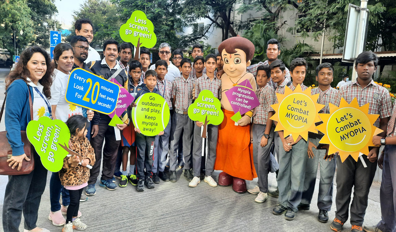 LVPEI hosts Eye care awareness walk in Hyderabad