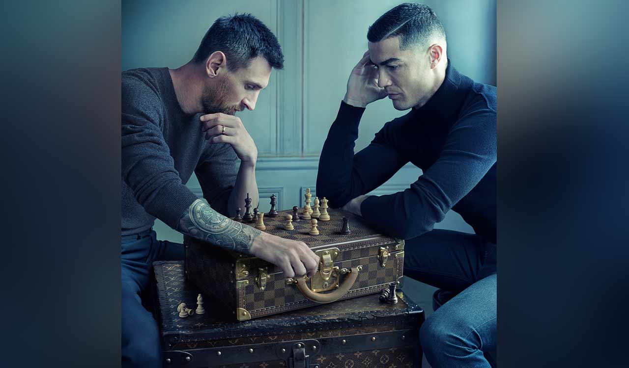 Lionel Messi and Cristiano Ronaldo come together