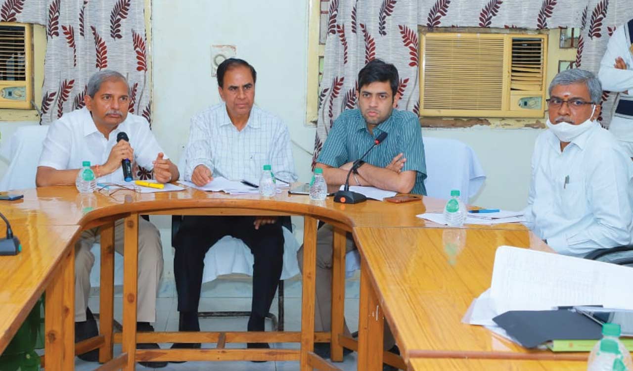 Vemulawada MLA instructs officials to complete temple development works by Shivaratri