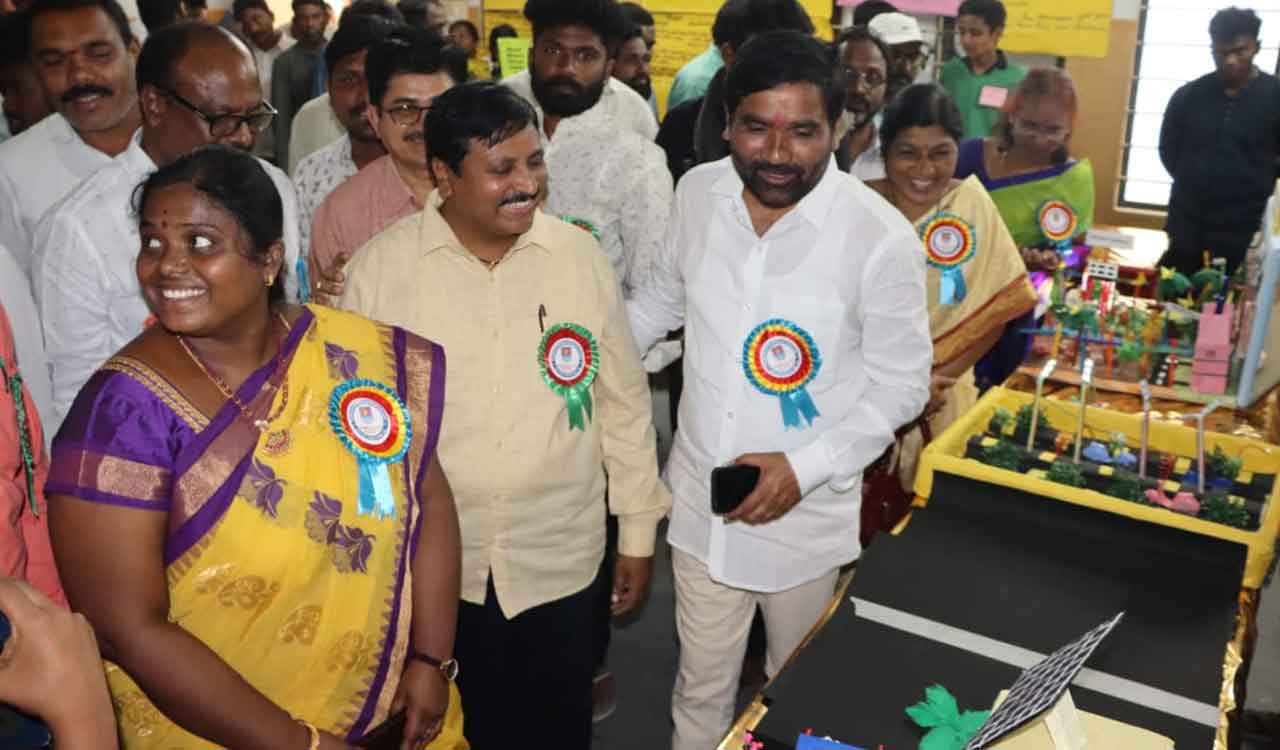 Zonal level science fair begins in Mancherial