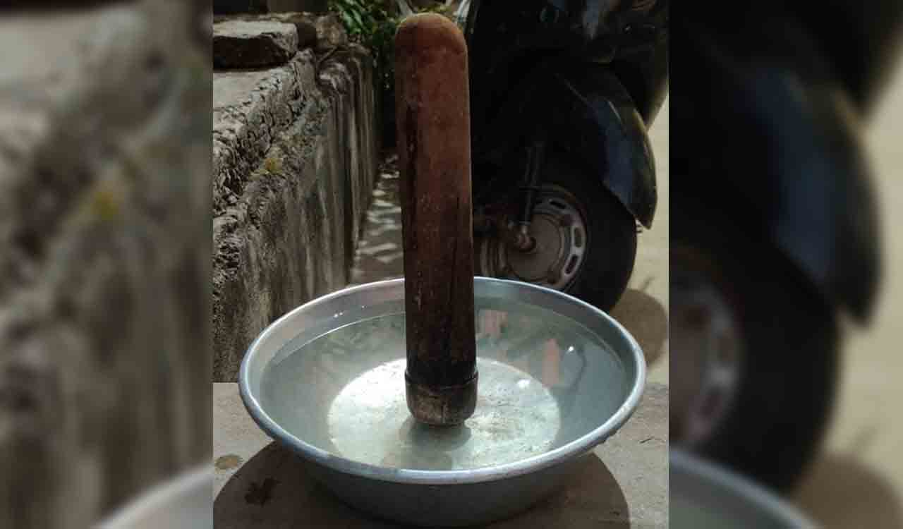 Lunar eclipse effect: Pestle stands in mortar in Mancherial