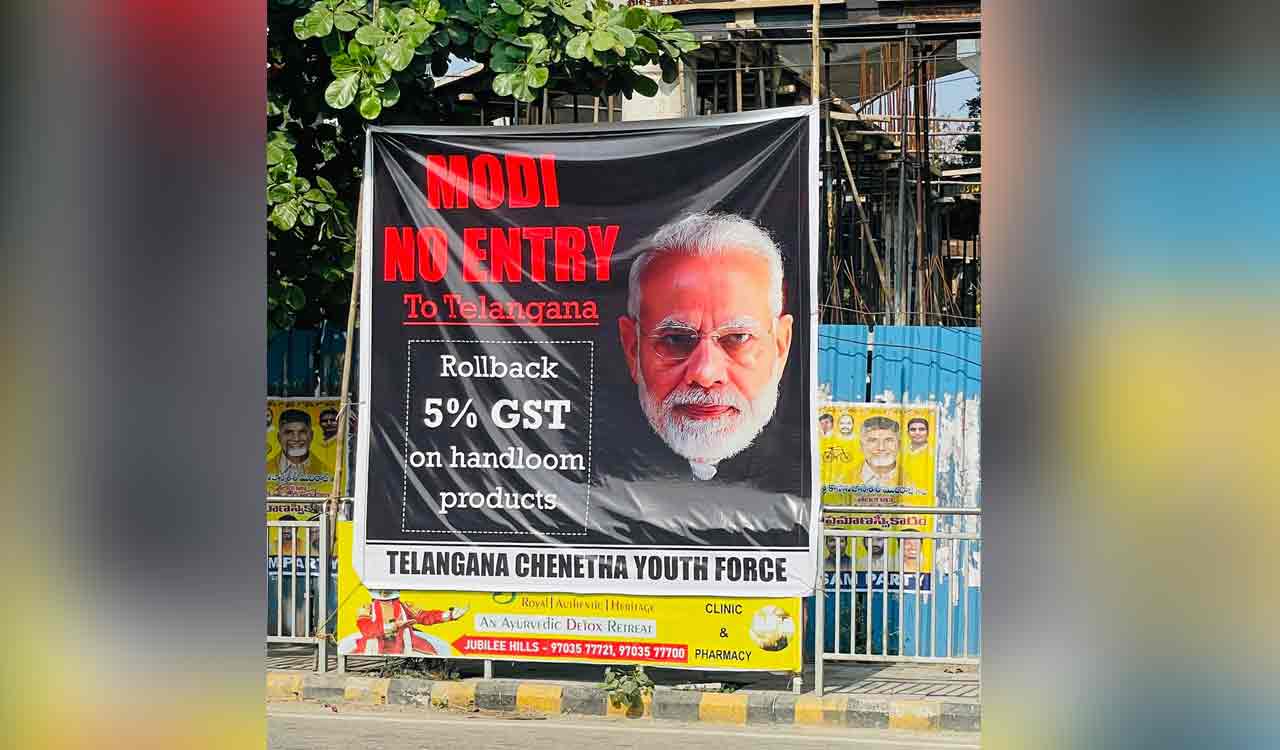 Growing dissent against PM Modi’s visit to Telangana