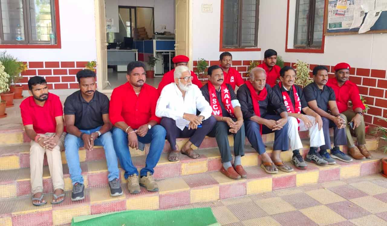 Modi in Telangana: Trade union leaders arrested in Mancherial