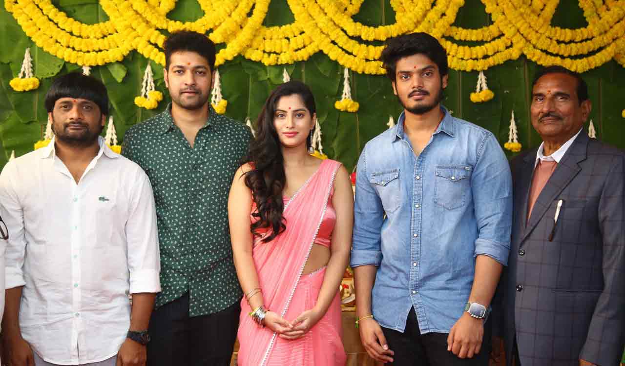 Dandamudi Box Office, Sai Sravanthi Movies launch Production No. 2; Karthik Raju, Twarita Nagar to be lead pair 