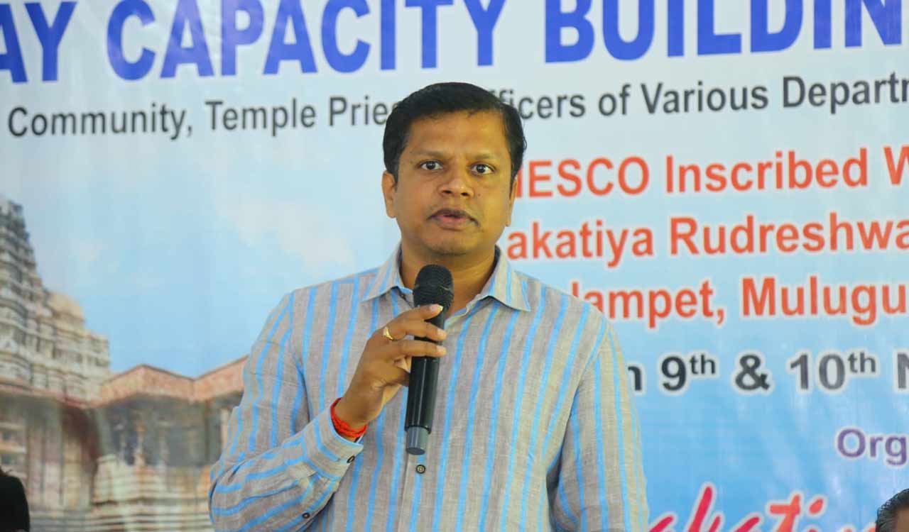 Locals need to be educated on importance of Ramappa temple, says Mulugu Collector