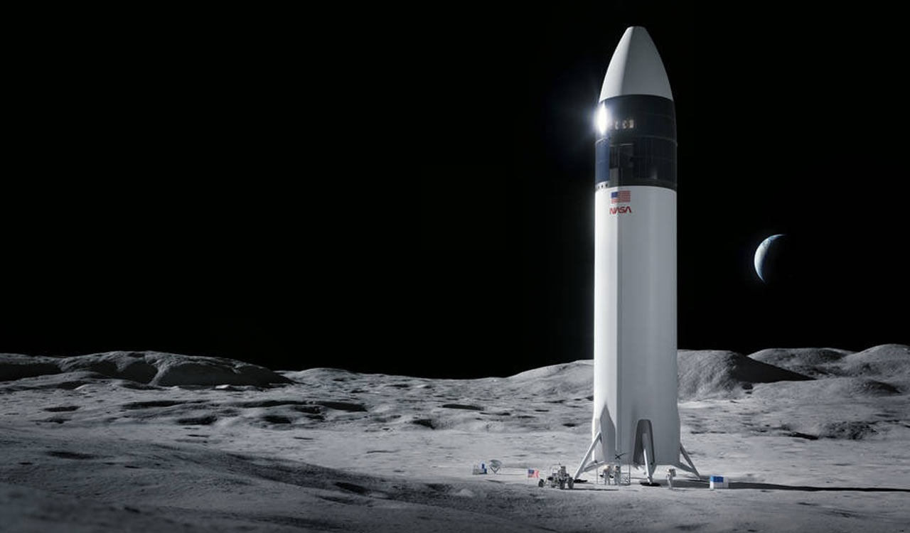 NASA picks SpaceX for 2nd crewed Starship demonstration mission to moon