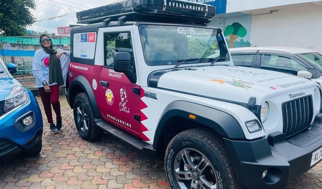 This Kerala woman sets out on solo trip to Qatar for glimpse of Messi