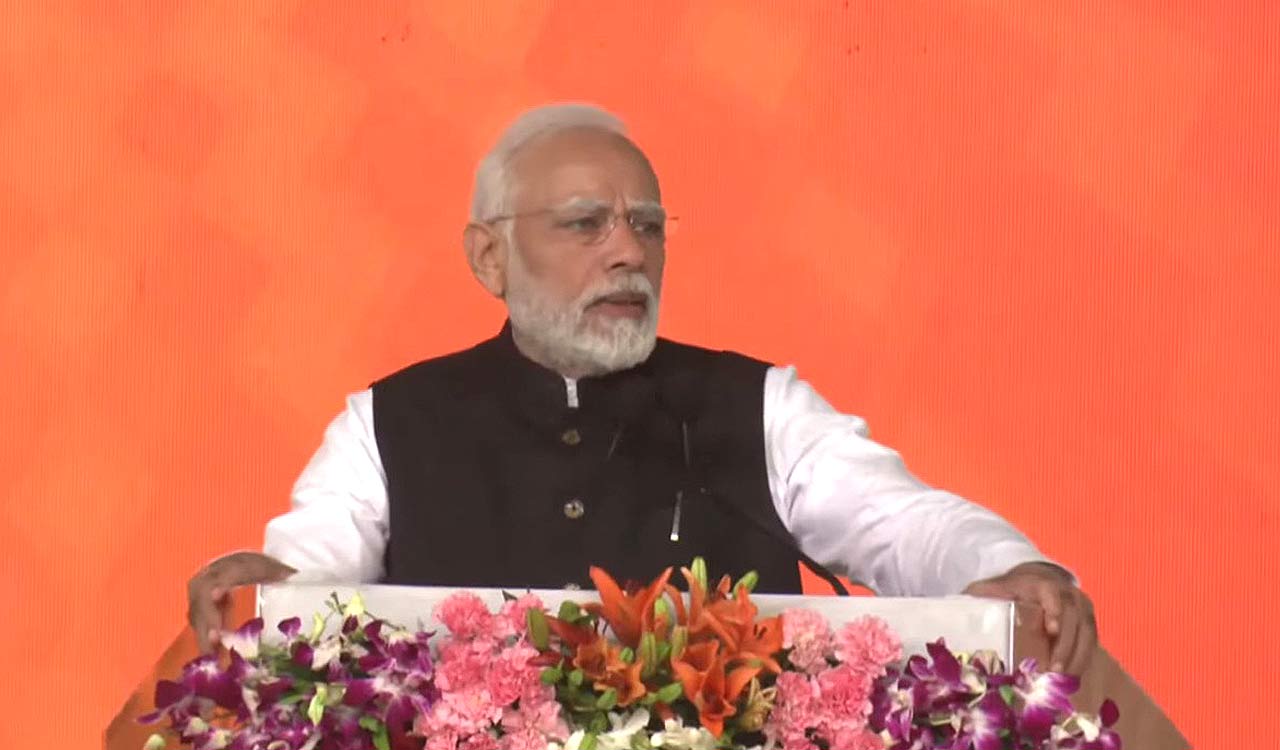 PM Modi launches infra projects worth Rs 15,233 cr in Andhra Pradesh