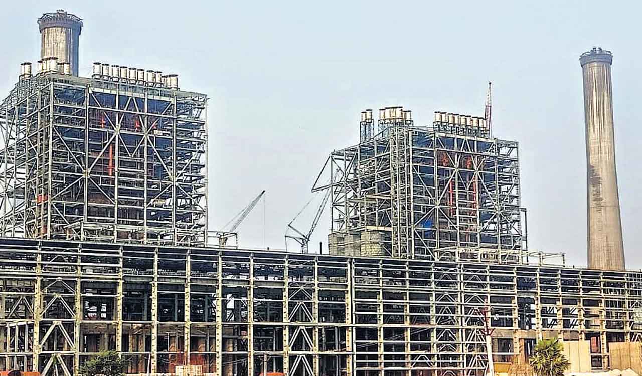 Yadadri power project works in full swing