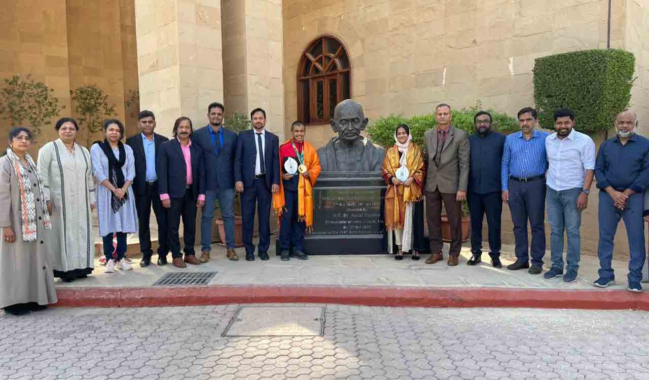 Indian Embassy honours juvenile Indian Gold Medallists in Riyadh