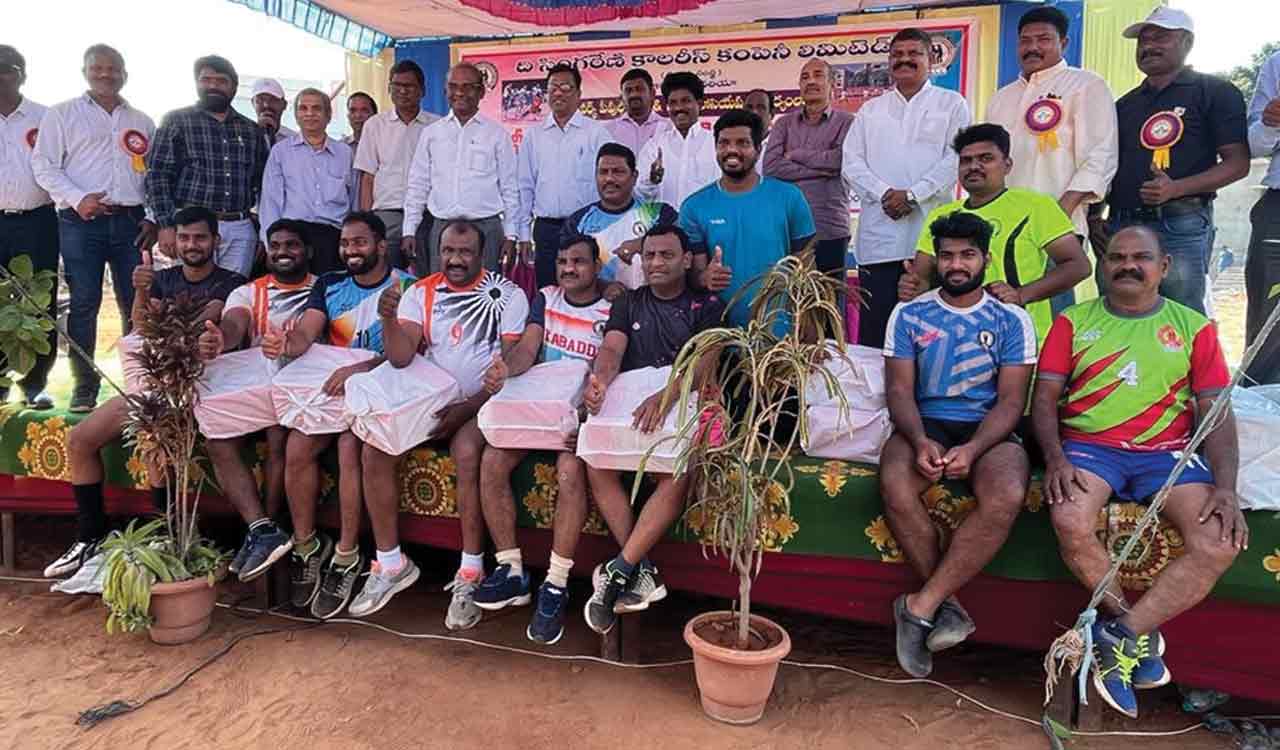 SCCL Kabaddi, Ball Badminton tournament concludes in Kothagudem