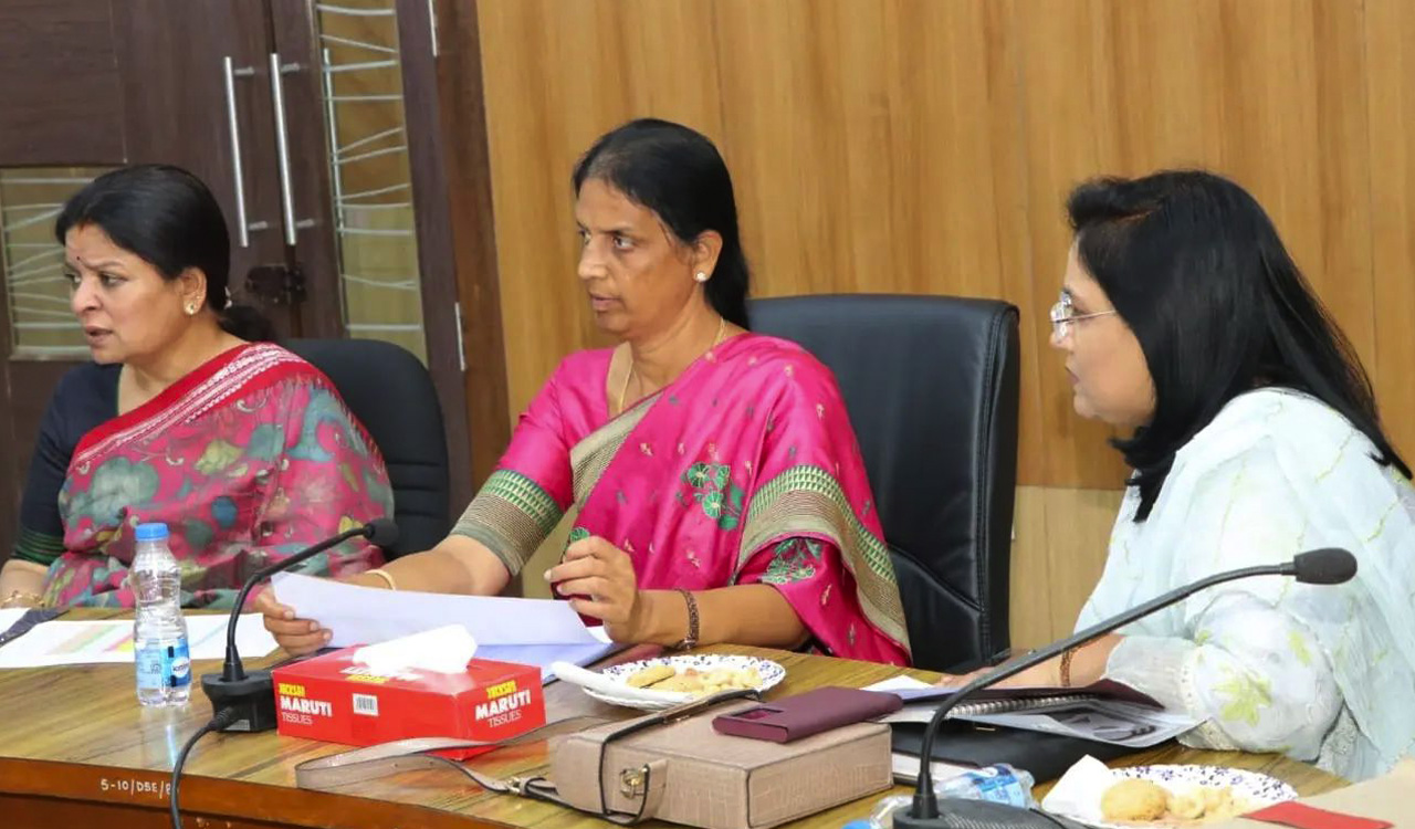 Make uniforms ready for students of Govt schools by April 2023: Sabitha to officials