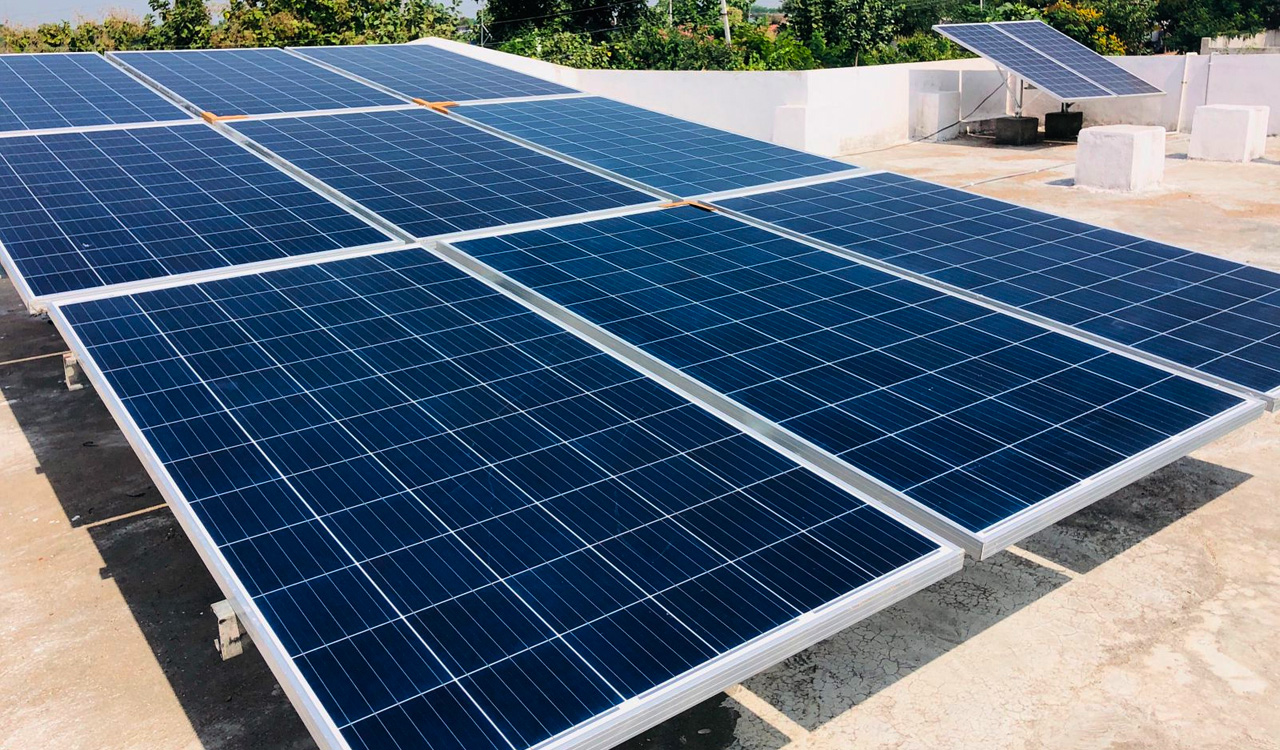 Adilabad: Mukhra (K) sets up two solar grids to achieve financial empowerment