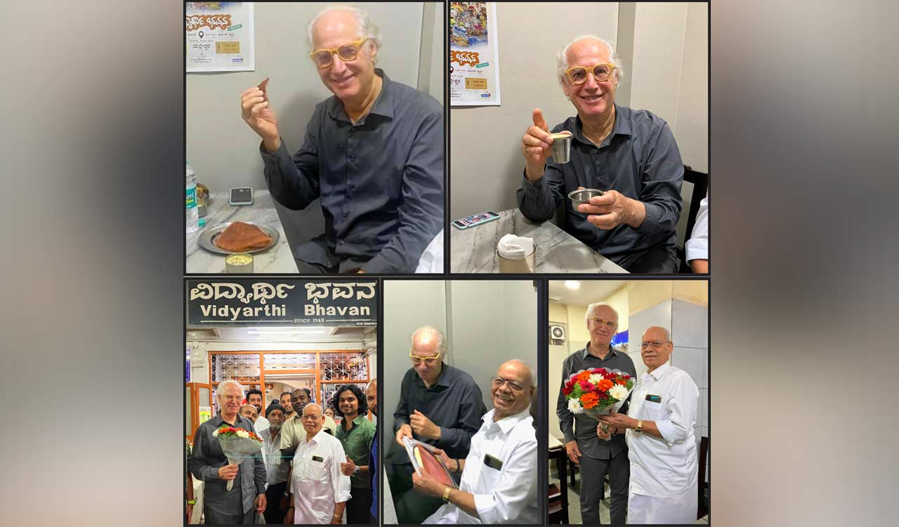 Starbucks co-founder visits Bengaluru’s iconic restaurant, enjoys filter coffee