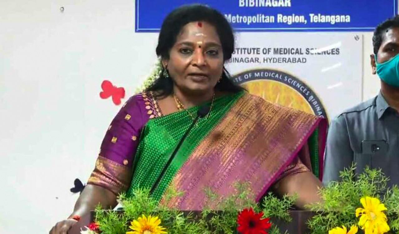 Governor Tamilisai Soundarajan accuses Telangana govt of phone tapping