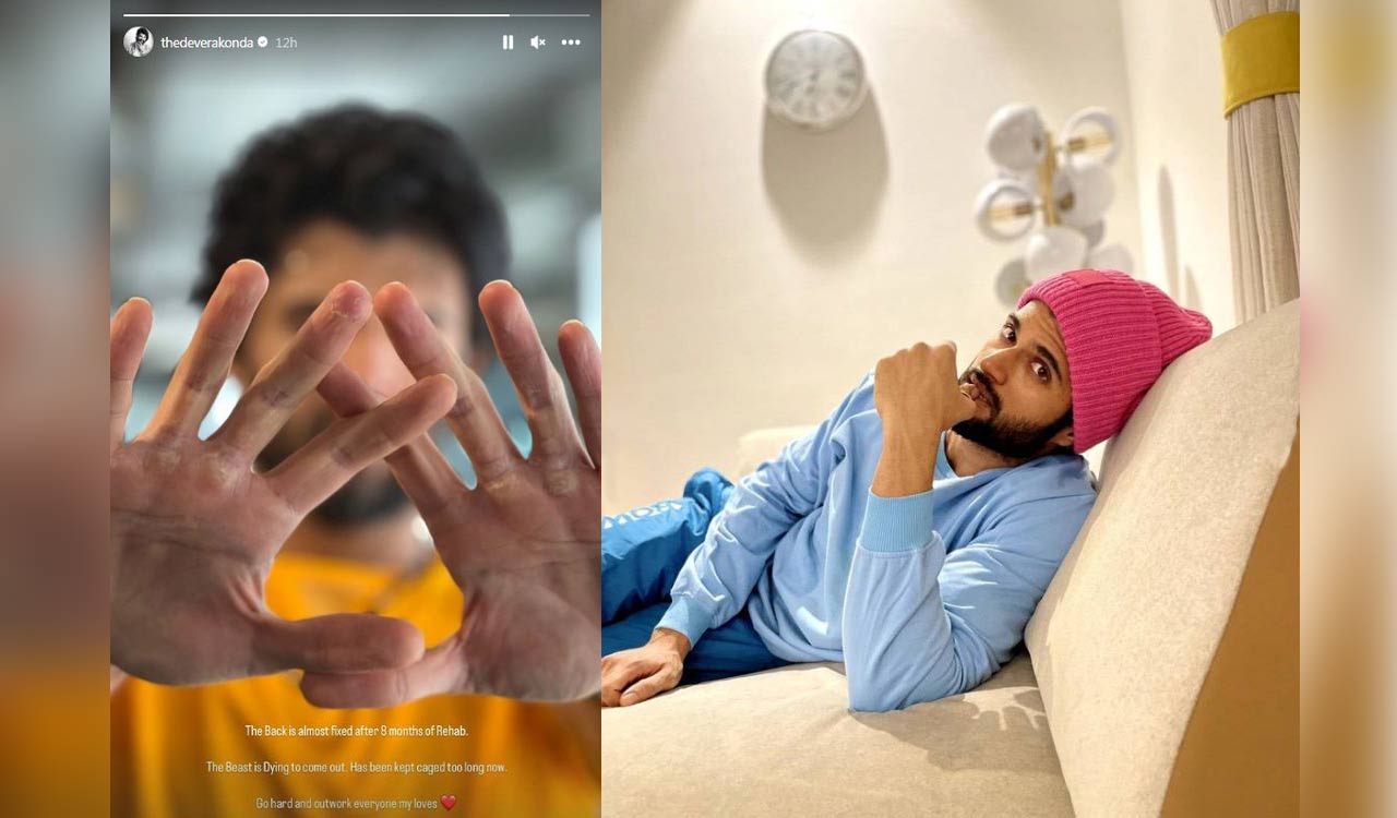 “The Beast Is Dying…” Vijay Deverakonda recovers from injury