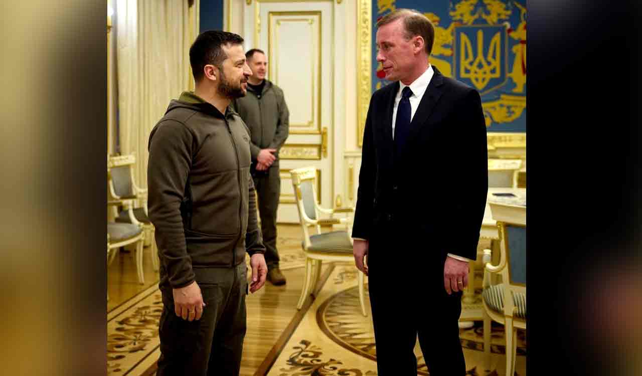 Ukrainian President Volodymyr Zelensky meets US NSA in Kiev