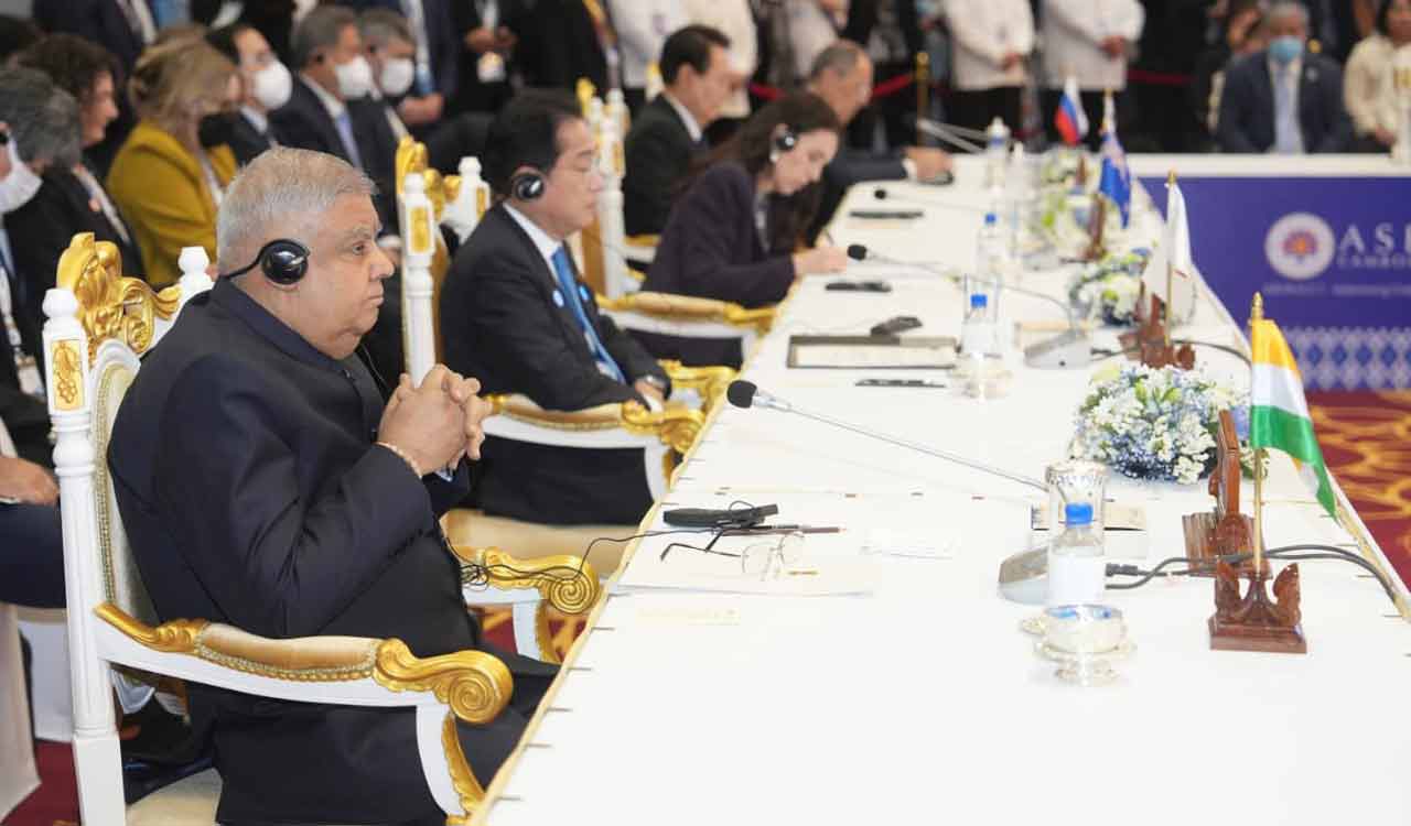 VP Jagdeep Dhankhar participates in 17th East Asia Summit in Cambodia