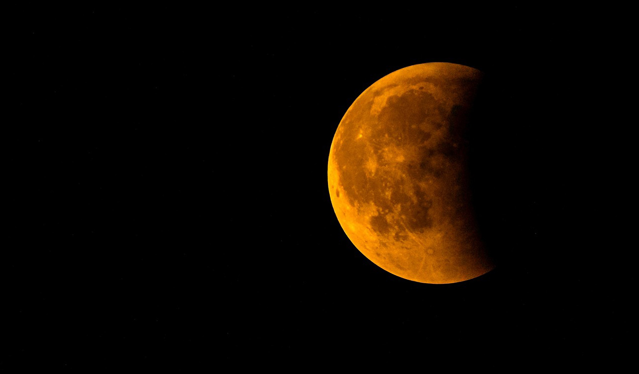 Watch: Hyderabadis witness last lunar eclipse this year; share glimpses online