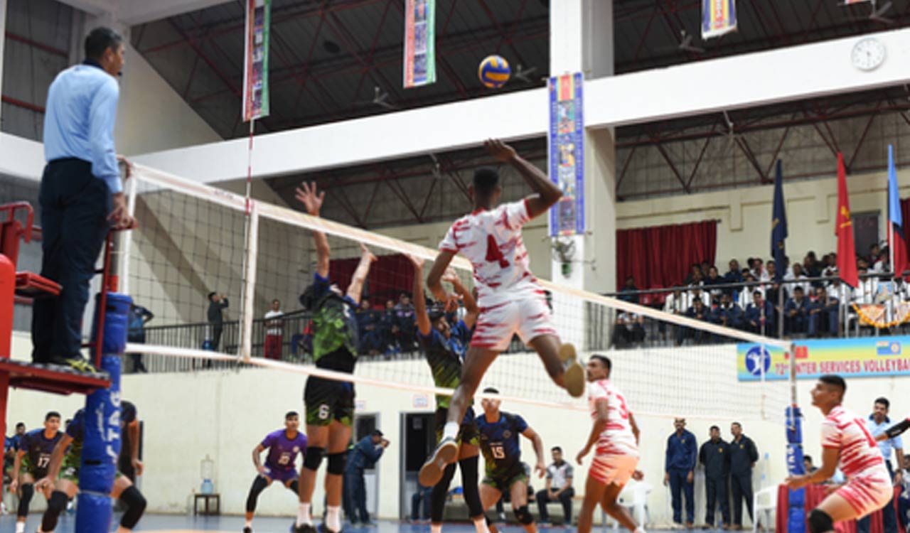 Army Red team records victory at Inter-Services Volleyball Championship