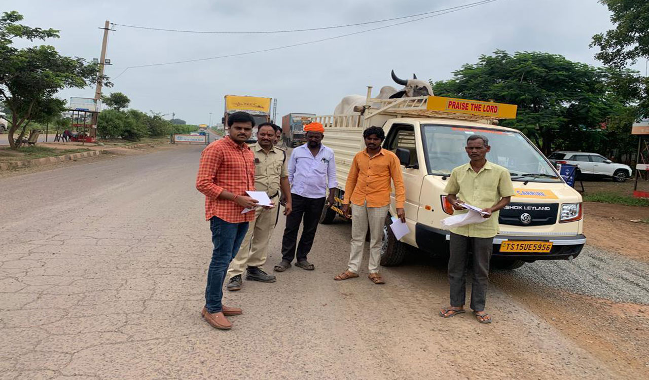 Lumpy Skin Disease: Check-post on Karnataka-Telangana border